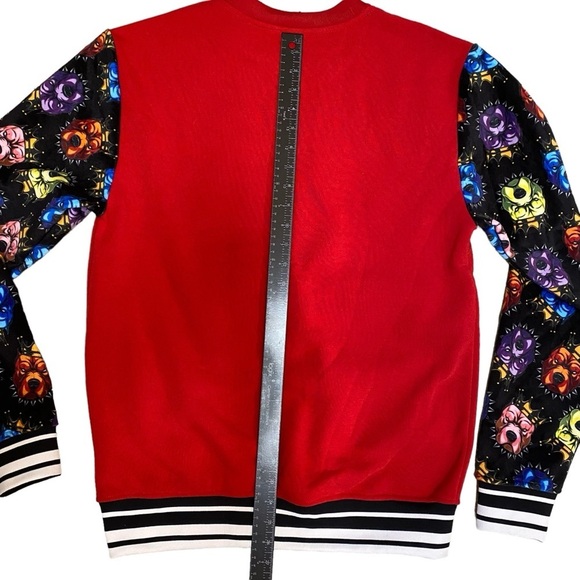 Switch Remarkable Red Drip Too Hard Velvet Sweatshirt Size Medium Pitbulls - Picture 10 of 12